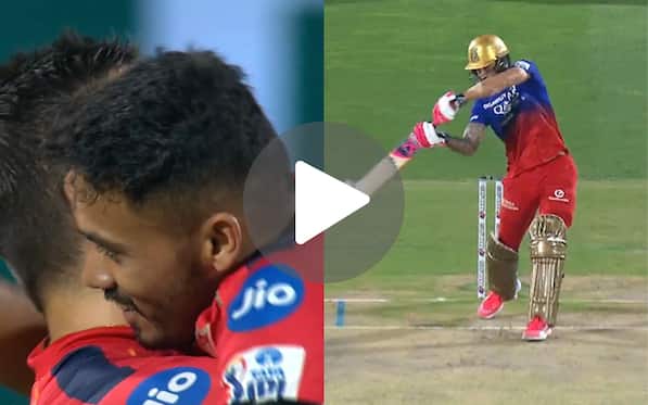[Watch] Kaverappa Sizzles On Debut With Big Wicket Of RCB Skipper Faf Du Plessis